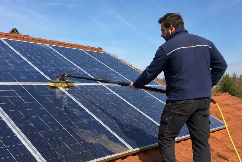 Nettoyage et entretien de panneaux solaires à Lantignié