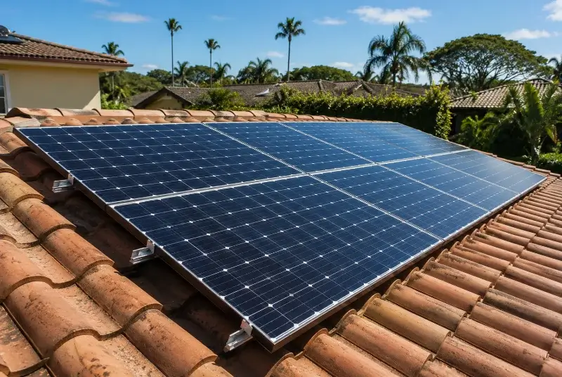 Installation de panneaux solaires à Lantignié